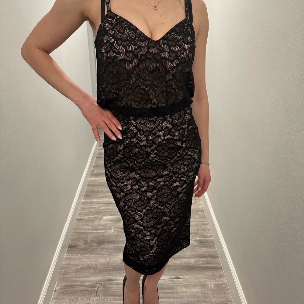 Dress the Population Black lace dress in size XS. Nwot - Picture 2 of 12